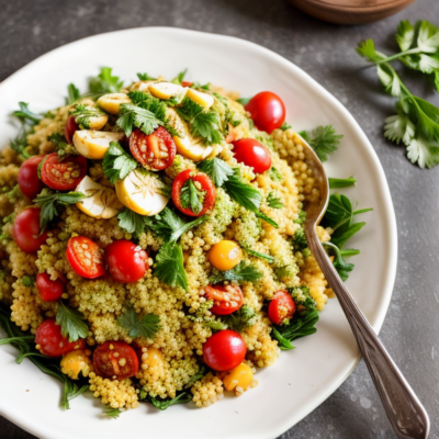 155-Inspired Vegan Moroccan Couscous Salad