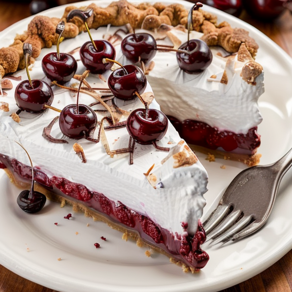 Chocolate Cherry Coconut Cream Pie (with a Ginger Snap Crust)