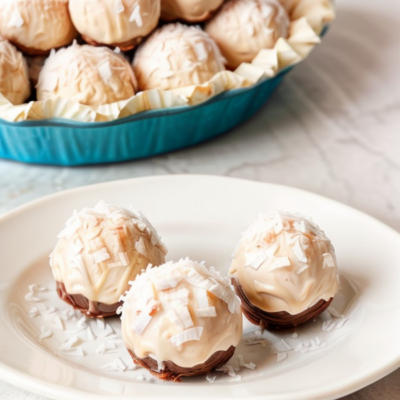 Coconut Cream Pie Truffles - A Delicious Vegan Twist on a Classic Dessert!