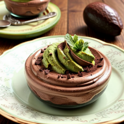 Creamy Chocolate Avocado Mousse - A Delightful Twist on Mexican Dessert!