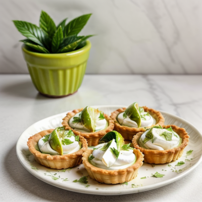 Creamy Coconut Lime Tartlets (Paleo, Whole Foods Plant-Based, Raw, Vegan)