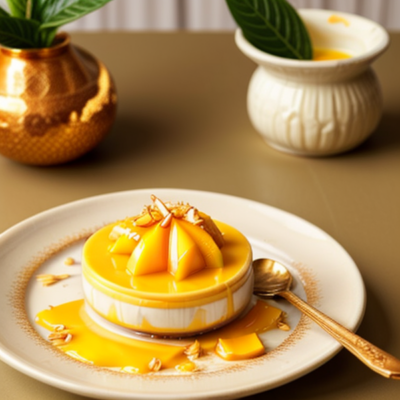 Creamy Mango Pudding (Inspired by Thai Cuisine)
