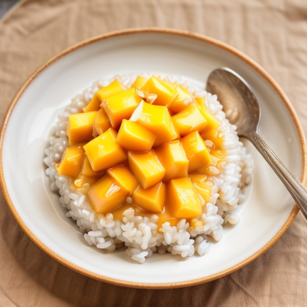 Creamy Mango Sticky Rice – A Thai Inspired Vegan Dessert