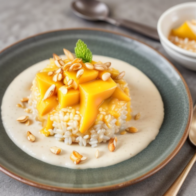 Creamy Mango Sticky Rice - A Vegan Thai Inspired Dessert