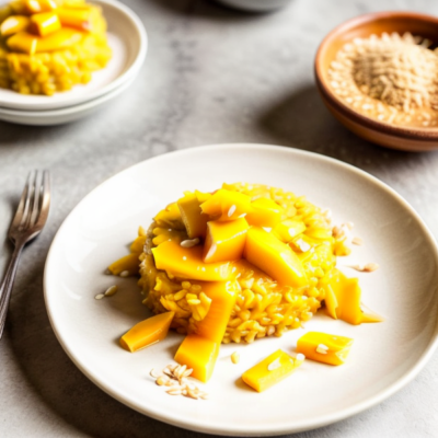 Creamy Mango Sticky Rice - A Vegan Thai Inspired Dessert Recipe