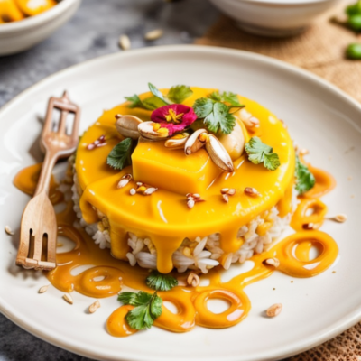 Creamy Mango Sticky Rice (Mae Nam Mangkorn) - A Vegan Thai Classic