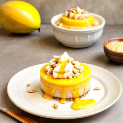 Creamy Mango Sticky Rice Pudding (Vegan, Gluten-Free, High-Protein)