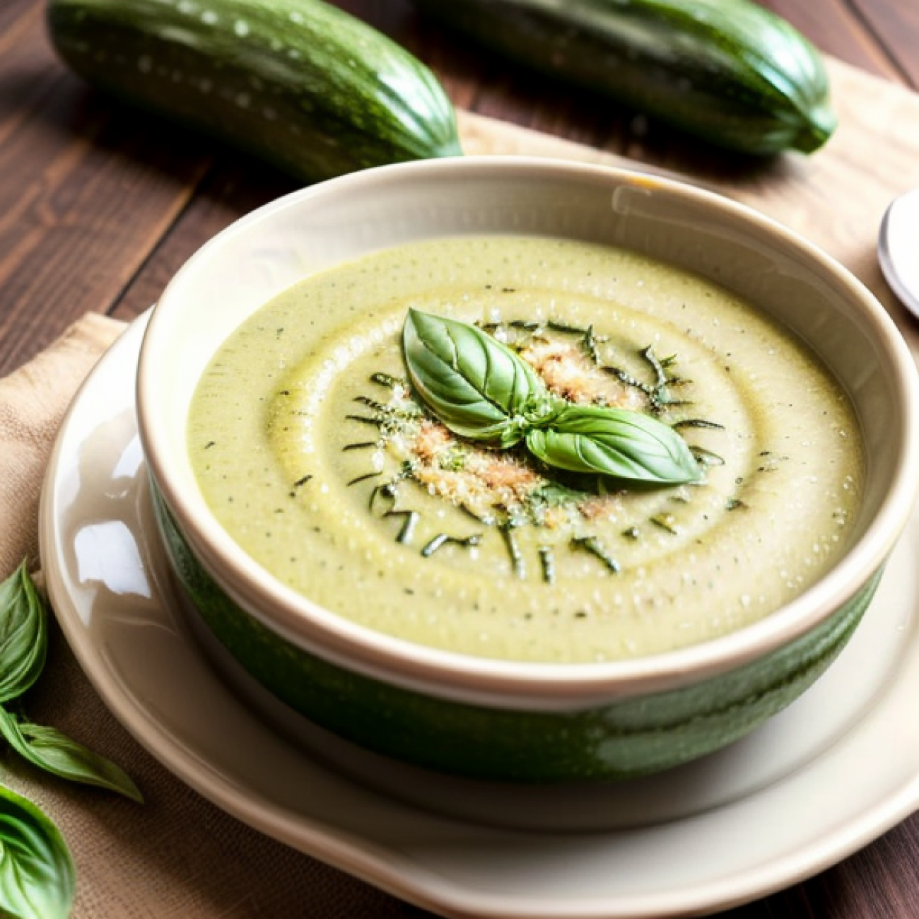 Creamy Zucchini Basil Soup – Kid-Friendly, Gluten-Free, Vegan, Whole Foods Plant-Based Recipe