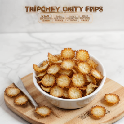 Crispy Air Fryer Tapioca Chips (Gluten-Free, High-Protein)