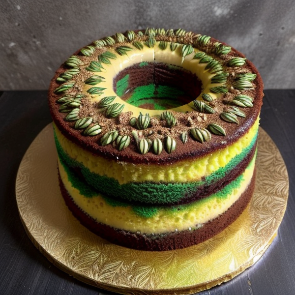 Exotic African Rainforest Cake (Inspired by Nigerian)