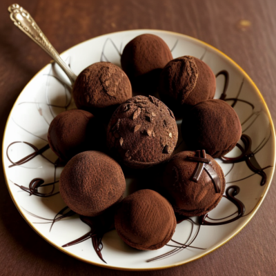 Exotic African Vegan Chocolate Truffles - A Delightful Dessert Inspired By The Flavors Of Africa
