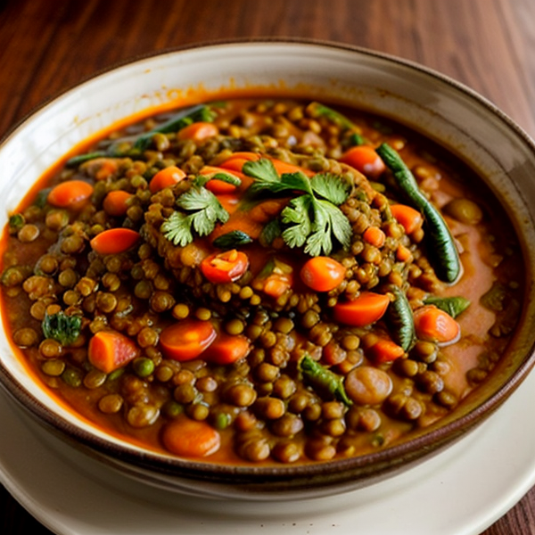 Exotic Egyptian Lentil Stew – A Delightful Vegan Twist on a Traditional Comfort Food!