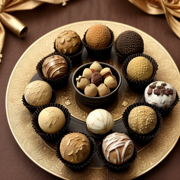 Exotic Egyptian Luxury Truffles – A Vegan Dessert Inspired By The Flavors Of 36 Cuisines!