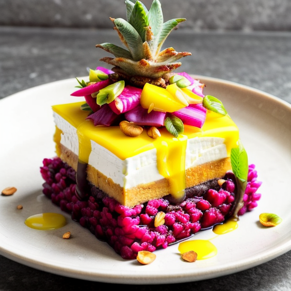 Exotic Island Dreams – A Vegan Tropical Fusion Dessert