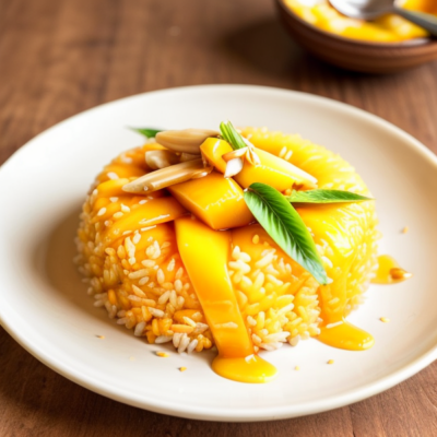 Exotic Mango Sticky Rice - A Delightful Twist on Thai Cuisine