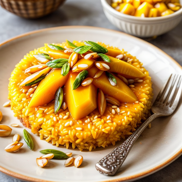 Exotic Mango Sticky Rice – A Vegan Twist on Thai Delicacy!