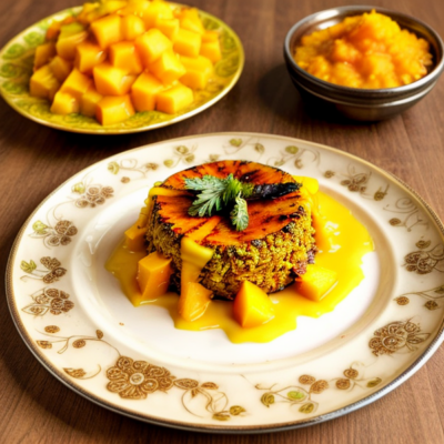 Exotic Mango Tandoori - A Delightful Vegan Dessert Inspired by Indian Cuisine