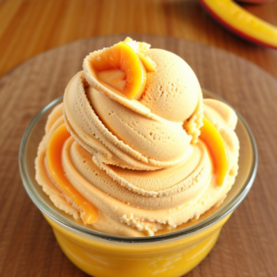 Exotic Mango Tango - A Tropical Twist on Vegan Ice Cream!