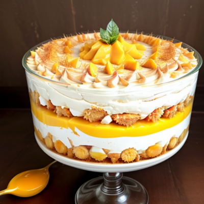 Exotic Mango Tango Trifle - A Vegan Delight Inspired by 36 Cuisines!