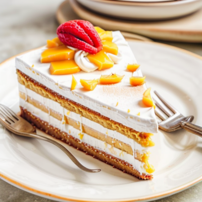 Exotic Mango Tres Leches Cake - A Delightful Vegan Dessert Inspired by 36 Cuisines!
