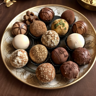Exotic Moroccan Dream Truffles - A Delightful Blend of Middle Eastern Flavors and Textures
