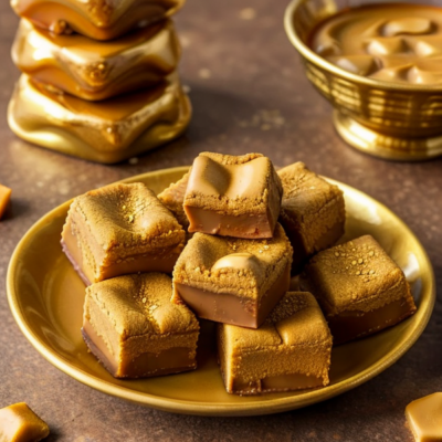 Exotic Moroccan Golden Milk Fudge Bites