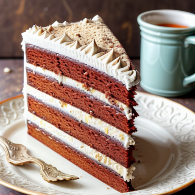 Exotic Moroccan Layer Cake - A Delightful Vegan Treat Inspired by 36 Worldwide Flavors