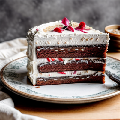 Exotic Moroccan Layer Cake - A Vegan Twist on a Classic