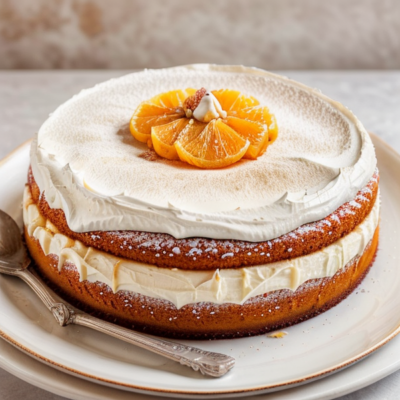 Exotic Moroccan Orange Blossom Tres Leches Cake (vegan, gluten-free)