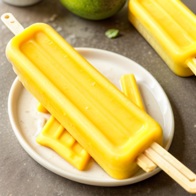 Mango Lassi Popsicles - A Spicy Twist on the Classic Indian Drink!