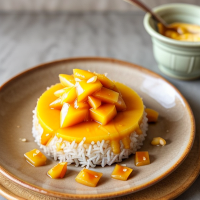 Mango Sticky Rice - A Delightful Vegan Thai Inspired Dessert