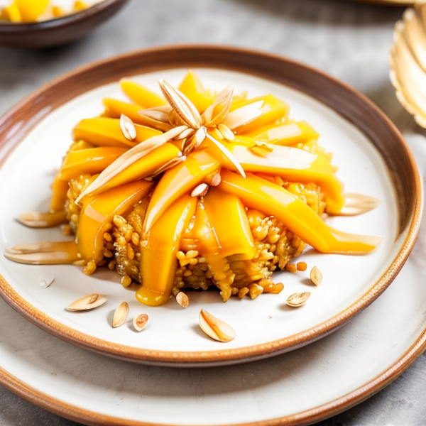 Mango Sticky Rice – A Sweet and Savory Thai Inspired Vegan Dessert