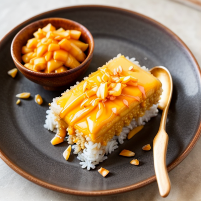 Mango Sticky Rice - A Sweet and Savory Vegan Thai Dessert Recipe