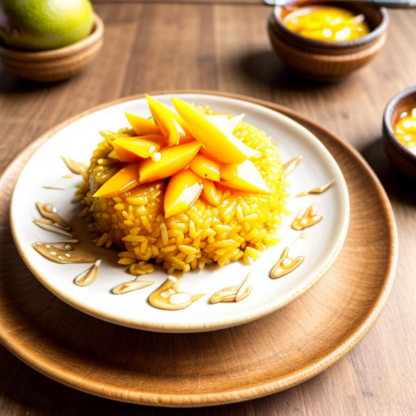 Mango Sticky Rice – A Vibrant Thai Inspired Vegan Dessert