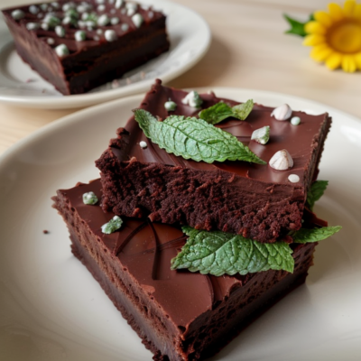 Raw Vegan Chocolate Mint Brownies (with Adaptable Ingredients)
