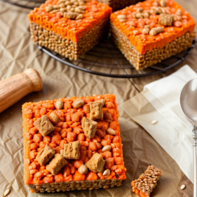 Sweet Potato Brown Rice Crispy Treats - A Delicious and Nutritious Twist on a Classic Snack!