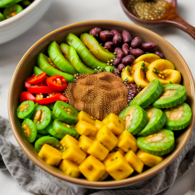 Vegan Brazilian Superfood Power Bowl - Budget-Friendly, High-Protein, Gluten-Free, Raw, Kid-Friendly