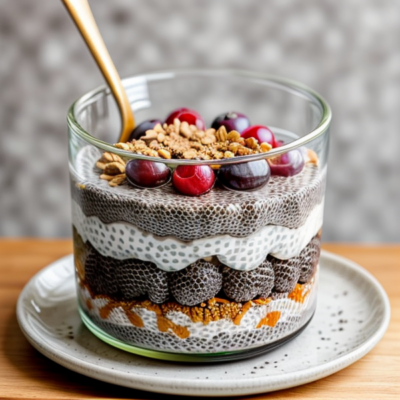 Worldly Chia Pudding Parfait - A Vegan Dessert Inspired by 36 Cuisines