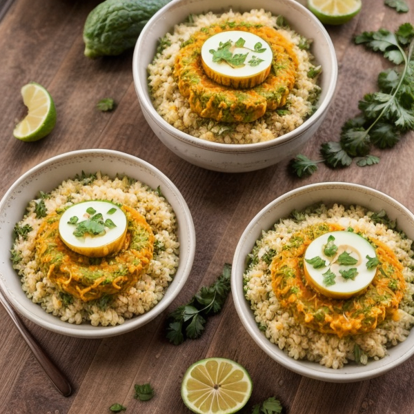 Zesty Brazilian Cauliflower Rice Bowls – Gluten-free, Vegan, Whole Foods Plant-based, Raw, Zero Waste, Kid-friendly