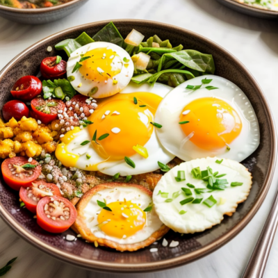 154 Inspired Vegetarian Breakfast Bowl - Budget-Friendly, High Protein, Raw, and Whole Foods Plant-based