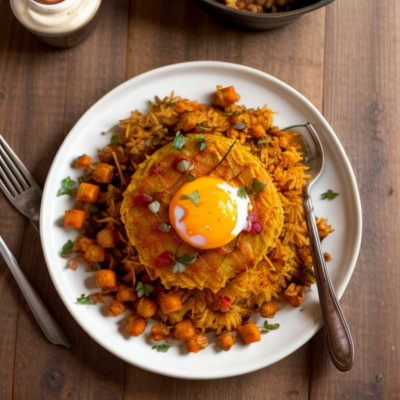 African Spiced Chickpea and Sweet Potato Hash Browns - A Deliciously Satisfying Gluten-Free, Grain-Free, High-Fiber, Vegan Breakfast Inspired by Moroccan Cuisine!