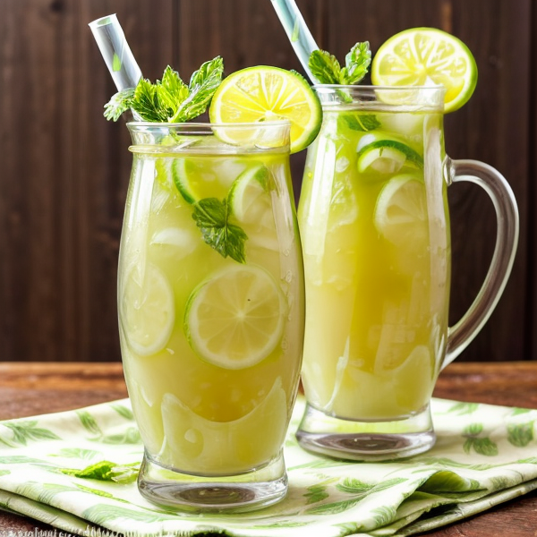 Caribbean Limeade – A Refreshing and Zesty Vegetarian Drink Recipe