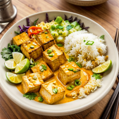 Coconut Curry Tofu Bowls - A Delicious Twist on Traditional Thai Cuisine!