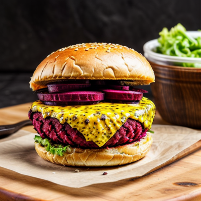 Deliciously Satisfying Zesty Beetroot Burgers (Grain-Free, High-Protein, Low-Carb, Seasonal)