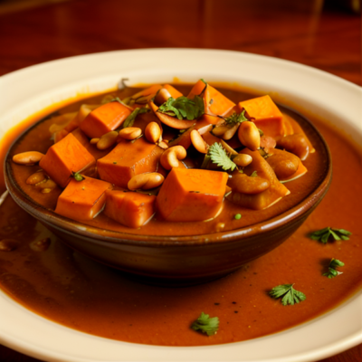Exotic African Peanut Stew with Sweet Potatoes - A Delightful Twist on an Ancient Cuisine!