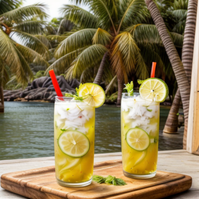 Island Life - A Refreshing Vegetarian Drink Recipe Inspired By Caribbean Cuisine!