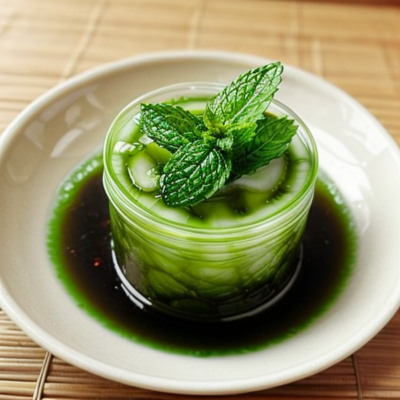 Refreshing Cucumber Mint Jelly (Chinese Inspired)