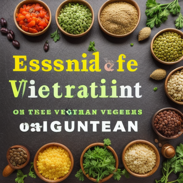 Sources of Essential Vitamins and Minerals for Vegans and Vegetarians