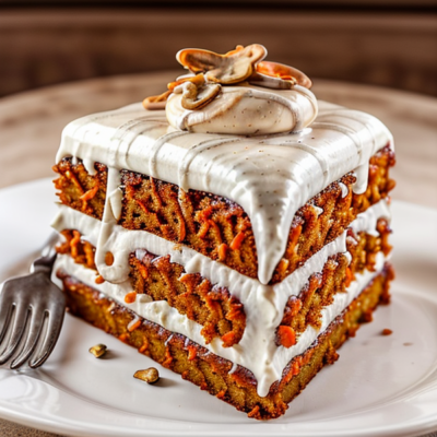 Spiced Carrot Cake with Cashew Cream Cheese Frosting - A Delightful Twist on Tradition!