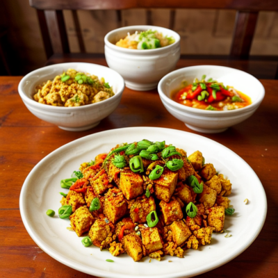 Spicy Fermented Tofu Scramble - A Delightful Vegetarian Breakfast Inspired by Chinese Cuisine!